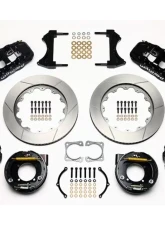 Wilwood AERO4 Big Brake Rear Parking Brake Kit, Slotted Rotor - Black                                     - 140-10945 - Image 3