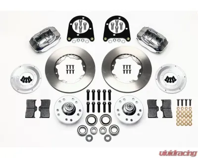 Wilwood Forged Dynalite Pro Series Front Brake Kit - Plain Face Rotor - Polished - 140-11013-P