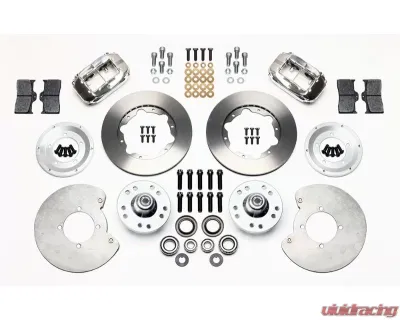Wilwood Forged Dynalite Pro Series Front Brake Kit - Plain Face Rotor - Polished - 140-11014-P