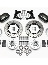 Wilwood Forged Dynalite Pro Series Front Brake Kit - Drilled and Slotted Rotor - Black                                     - 140-11022-D - Image 3