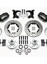 Wilwood Forged Dynalite Pro Series Front Brake Kit - Drilled and Slotted Rotor - Black                                     - 140-11023-D - Image 3