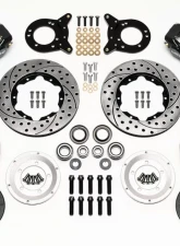 Wilwood Forged Dynalite Pro Series Front Brake Kit - Drilled and Slotted Rotor - Black - Ford Mustang 1970-1973                                     - 140-11073-D - Image 3