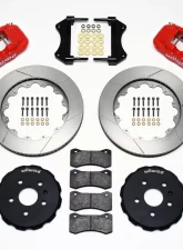 Wilwood AERO6 Big Brake Rear Brake Kit for OE Parking Brake, Slotted Rotor - Red -Chevrolet Camaro 2010-2015                                     - 140-11270-R - Image 3