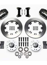 Wilwood Forged Dynalite Big Brake Front Brake Kit (Hub), Slotted Rotor - Black - Chevrolet Camaro | Pontiac Firebird 1982-1992                                     - 140-11275 - Image 3