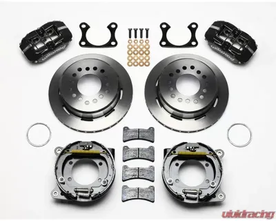 Wilwood Forged Dynalite Rear Parking Brake Kit, Plain Face Rotor - Black - 140-11387