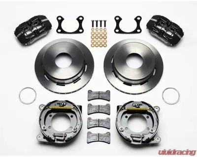 Wilwood Forged Dynalite Rear Parking Brake Kit, Plain Face Rotor - Black - 140-11388