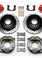 Wilwood Forged Dynalite Rear Parking Brake Kit, Drilled and Slotted Rotor - Red                                     - 140-11389-DR - Image 3