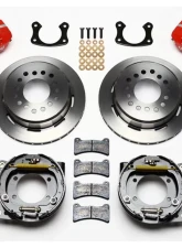 Wilwood Forged Dynalite Rear Parking Brake Kit, Plain Face Rotor - Red                                     - 140-11389-R - Image 3