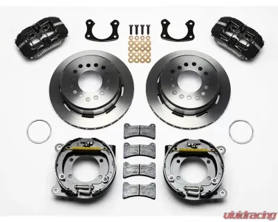 Wilwood Forged Dynalite Rear Parking Brake Kit, Plain Face Rotor - Black - 140-11389