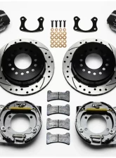 Wilwood Forged Dynapro Low-Profile Rear Parking Brake Kit, Drilled and Slotted Rotor - Black                                     - 140-11392-D - Image 3