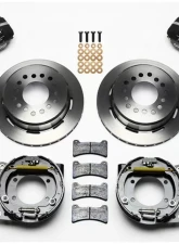 Wilwood Forged Dynapro Low-Profile Rear Parking Brake Kit, Plain Face Rotor - Black - Chevrolet Camaro 1993-1997                                     - 140-11399 - Image 3