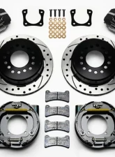 Wilwood Forged Dynapro Low-Profile Rear Parking Brake Kit, Drilled and Slotted Rotor - Black - Chevrolet Camaro 1993-1997                                     - 140-11400-D - Image 3