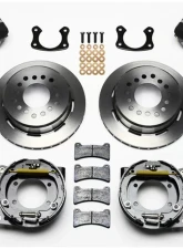 Wilwood Forged Dynapro Low-Profile Rear Parking Brake Kit, Plain Face Rotor - Black                                     - 140-11404 - Image 3