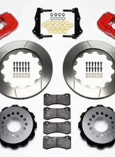 Wilwood AERO6 Big Brake  Rear Brake Kit, Slotted Rotor - Red - Dodge Challenger | Magnum | Charger 2006-2010                                     - 140-11765-R - Image 3