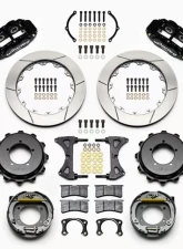 Wilwood Forged Narrow Superlite 4R Big Brake Rear Parking Brake Kit - Slotted Rotor - Black                                     - 140-11877 - Image 3