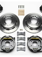 Wilwood Forged Dynapro Low-Profile Rear Parking Brake Kit - Plain Face Rotor - Black - AMC 1971-1974                                     - 140-11941 - Image 3