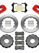 Wilwood AERO6 Big Brake Front Brake Kit - Slotted Rotor - Red - BMW 3-Series E46 1999-2006                                     - 140-11974-R - Image 3