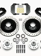 Wilwood Forged Narrow Superlite 6R Big Brake Front Brake Kit (Hub and 1PC Rotor) - Drilled and Slotted Rotor - Black                                     - 140-12272-D - Image 3