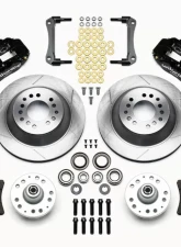 Wilwood Forged Narrow Superlite 6R Big Brake Front Brake Kit (Hub and 1PC Rotor) - Plain Face Rotor - Black  - Chevrolet Camaro 1979-1981                                     - 140-12280 - Image 3