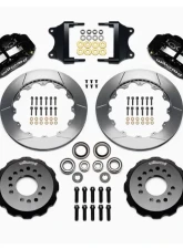 Wilwood Forged Narrow Superlite 6R Big Brake Front Brake Kit (Hub) - Plain Face Rotor - Black                                     - 140-12307 - Image 3