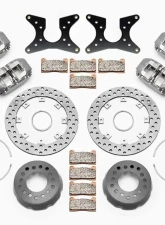 Wilwood Dynapro SA Lug Drive Dynamic Rear Drag Brake Kit - Drilled Rotor -  Anodized                                     - 140-12553-D - Image 3