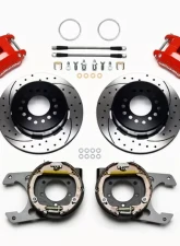 Wilwood D154 Rear Parking Brake Kit - Drilled and Slotted Rotor -  Red                                     - 140-12567-DR - Image 3