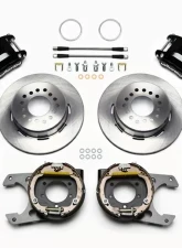 Wilwood D154 Rear Parking Brake Kit - Plain Face Rotor -  Black                                     - 140-12567 - Image 3
