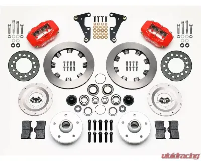 Wilwood Forged Dynalite Pro Series Front Brake Kit - Black - Cadillac 1941-1955 - 140-12649-R