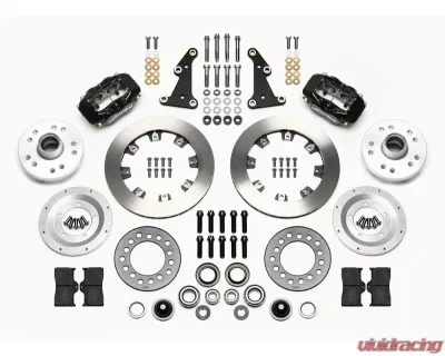Wilwood Forged Dynalite Pro Series Front Brake Kit - Black - Packard 1941-1956 - 140-12724