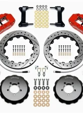 Wilwood Forged Narrow Superlite 6R Big Brake Front Brake Kit (Hat) - Plain Face Rotor - Black - Toyota 86 | FRS 2012-2020                                     - 140-12870-DR - Image 3