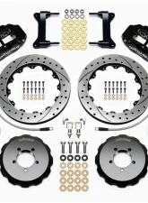 Wilwood Forged Narrow Superlite 6R Big Brake Front Brake Kit (Hat) - Plain Face Rotor - Black - Toyota 86 | FRS 2012-2020                                     - 140-12870-D - Image 3