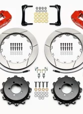 Wilwood Forged Narrow Superlite 4R Big Brake Rear Brake Kit For OE Parking Brake - Slotted Rotor - Red - Toyota 86 | FRS 2012-2020                                     - 140-12871-R - Image 3