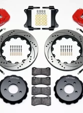 Wilwood AERO6 Big Brake Front Brake Kit - Drilled and Slotted Rotor - Red - Pontiac G8 2008-2009                                     - 140-12929-DR - Image 3