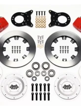 Wilwood Forged Dynapro 6 Big Brake Front Brake Kit (Hub) - Plain Face Rotor - Black - Chevrolet Impala | Corvette 1969-1982                                     - 140-12946 - Image 3