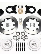 Wilwood Forged Dynapro 6 Big Brake Front Brake Kit (Hub) - Plain Face Rotor - Black - Ford Mustang 1970-1973                                     - 140-12945 - Image 3