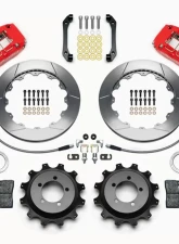 Wilwood Dynapro Radial Rear Brake Kit For OE Parking Brake - Slotted Rotor - Black - Subaru WRX 2006-2007                                     - 140-13013-R - Image 3