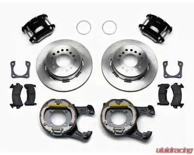 Wilwood D154 Rear Parking Brake Kit - Plain Face Rotor - Black - 140-13025