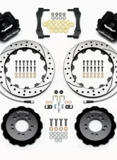 Wilwood Combination Parking Brake Caliper Rear Brake Kit - Drilled and Slotted Rotor - Black - Ford Focus ST 2013+                                     - 140-13031-D - Image 3