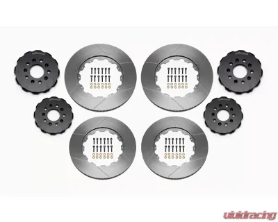 Wilwood Promatrix Front and Rear Replacement Rotor Kit - Slotted Rotor - Aston Martin 2005-2013 - 140-13106