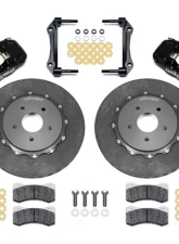 Wilwood AERO4 WCCB Carbon-Ceramic Big Brake Rear OE Parking Brake Kit - Plain Face Rotor - Black - Chevrolet Corvette C5/C6 1997-2013                                     - 140-13161-CSIC - Image 3