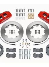 Wilwood AERO6 Big Brake Front Brake Kit  - Plain Face Rotor - Red - Ford Bronco 1966-1972                                     - 140-13303-R - Image 3
