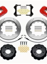 Wilwood AERO6 Big Brake Front Brake Kit - Slotted Rotor - Red - BMW 3 Series E90 2007-2011                                     - 140-13582-R - Image 3