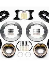 Wilwood Forged Narrow Superlite 4R Big Brake Rear Parking Brake Kit - Slotted Rotor - Black - 2.50                                     - 140-13677 - Image 3