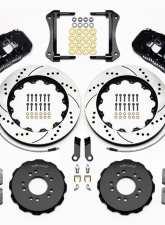 Wilwood AERO6 Big Brake Front Brake Kit - Drilled and Slotted Rotor - Black - Ford Mustang 2005-2014                                     - 140-13685-D - Image 3