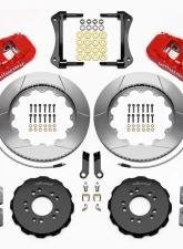 Wilwood AERO6 Big Brake Front Brake Kit - Slotted Rotor - Red - Ford Mustang 2005-2014                                     - 140-13685-R - Image 3