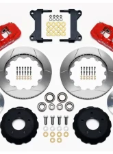 Wilwood AERO6 Big Brake Front Brake Kit - Slotted Rotor - Red - Chevy C-10 1960-1987                                     - 140-13692-R - Image 3