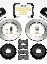 Wilwood AERO4 Big Brake Rear Brake Kit For OE Parking Brake - Slotted Rotor - Black - Chevrolet Corvette 2014+                                     - 140-13698 - Image 3