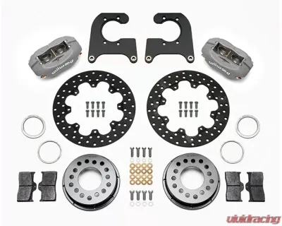 Wilwood Forged Dynalite Rear Drag Brake Kit - Drilled Rotor - Anodized - 140-13716-D