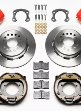Wilwood Forged Dynalite Rear Parking Brake Kit - Plain Face Rotor - Red - Ford                                     - 140-13719-R - Image 3