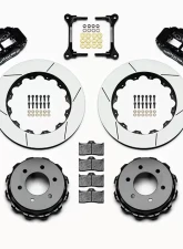 Wilwood Forged Narrow Superlite 6R Big Brake Rear Brake Kit For OE Parking Brake - Slotted Rotor - Black - Ford F150 2012+                                     - 140-13866 - Image 3
